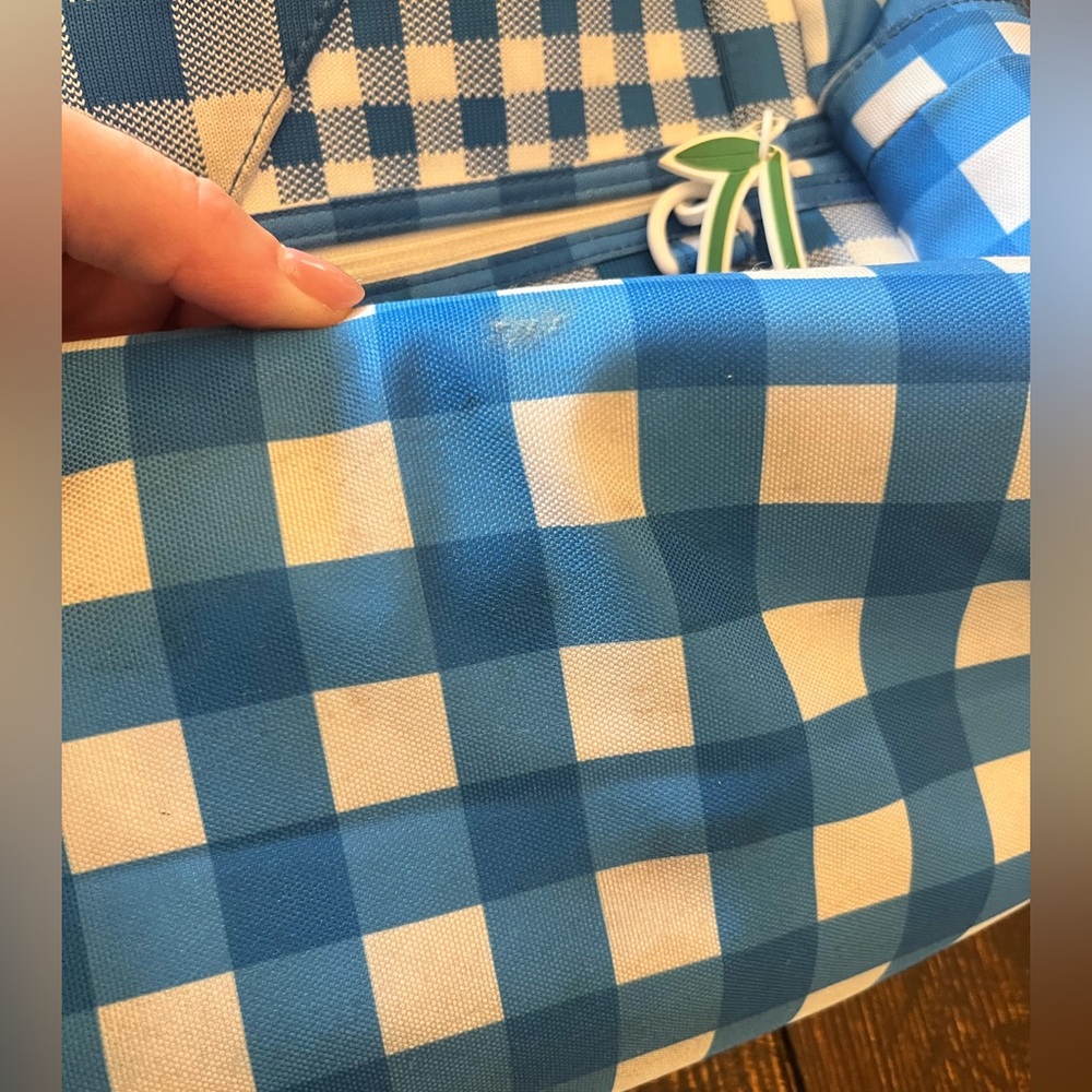STATE Kids Blue and White Checkered Backpack - Picture 8 of 9